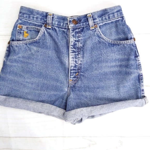 Hunt Club Pants - Vintage 90's Hunt Club High Waist Denim Shorts 26